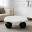 Table basse 35 "en forme de nuage, table basse minimaliste moderne en forme de pétale avec pieds sphériques-225161786