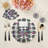 Pistils Metal Bouquet Cotton Sateen Dinner Napkins