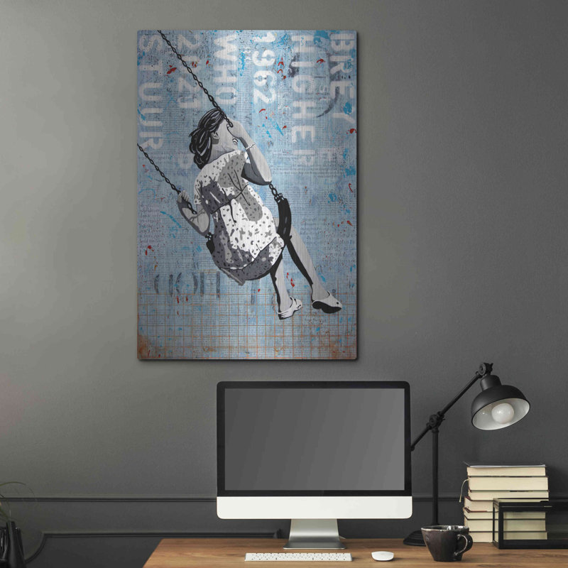 'SPRING SWING' by DB Waterman, 36" H x 24" W