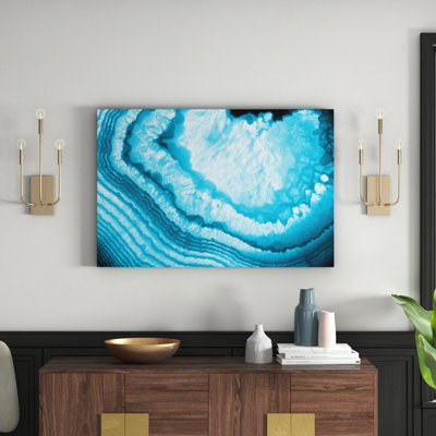 Snow Ridges - Wrapped Canvas Print