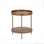 Table, ensemble de 2 tables basses rondes modernes à 2 niveaux pour le salon, tables basses gigognes faciles à assembler, tables de bout pour le bureau du balcon de la chambre à coucher-114797066