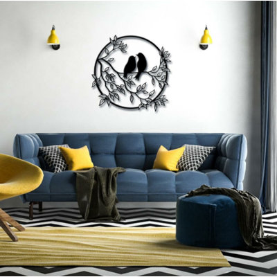 Handmade Traditional Animals Wall Decor on Metal