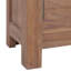 Buffet en bois de teck massif de 25,6 po x 11,8 po x 29,5 po