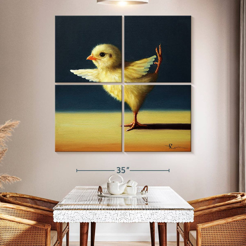 Ketti Yoga Chick Dancer Pose, 50" H x 50" W