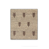 Swirl Moroccan Handmade Brown with Tribal Trees Kilim Wool Area Rug By Tufty Home