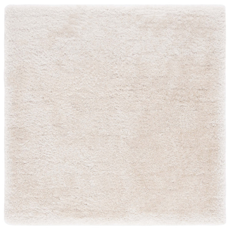 Jayne Shag Hand Tufted Performance Solid Color Rug, Square 6'
