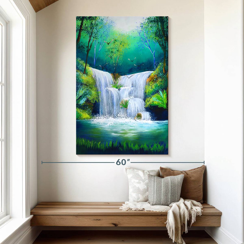 Alvord Waterfall, 51" H x 34" W