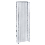13.5"W x 44"H Pegboard Powerwing Display - (CLEAR ONLY)