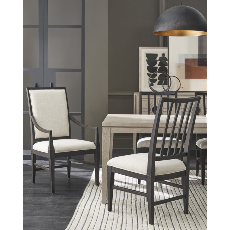 Coalesce Solid Wood Slat Back Side Chair, Black