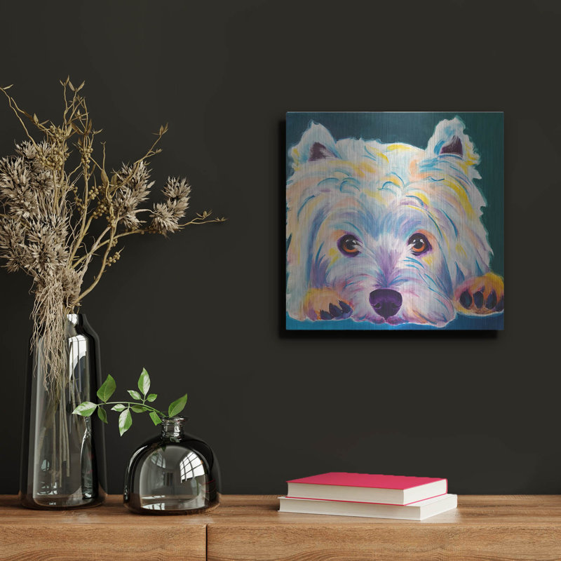 «Westie - Chispy 2» par Dawg Painter, H 12 po x l 12 po