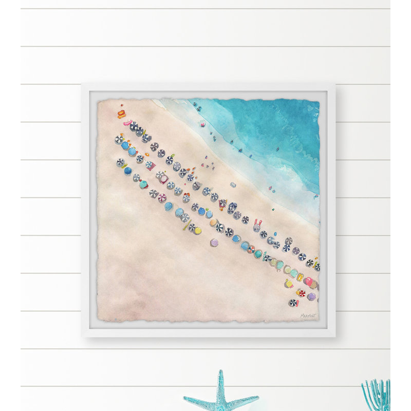 « perfect vacances ii »-cadre photo, reproduction d’art sur papier, H 32 po x l 32 po x P 1,5 po