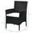 2 PCS Rattan Wicker Dining Chairs With Cushions And Anti-Slip Foot, Patio Stackable Chairs Set For Backyard, Garden, Lawn, Dark Coffee