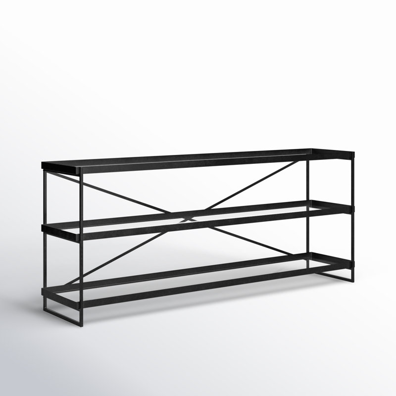 Console Lupita, 72 x 16 x 30, Noir