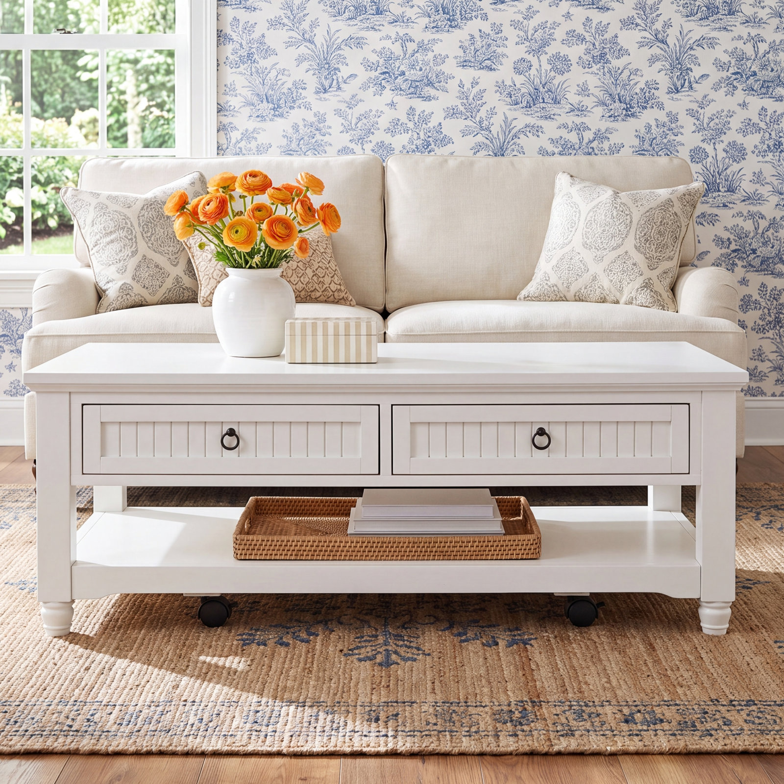 Pearce 50" Acacia Coffee Table