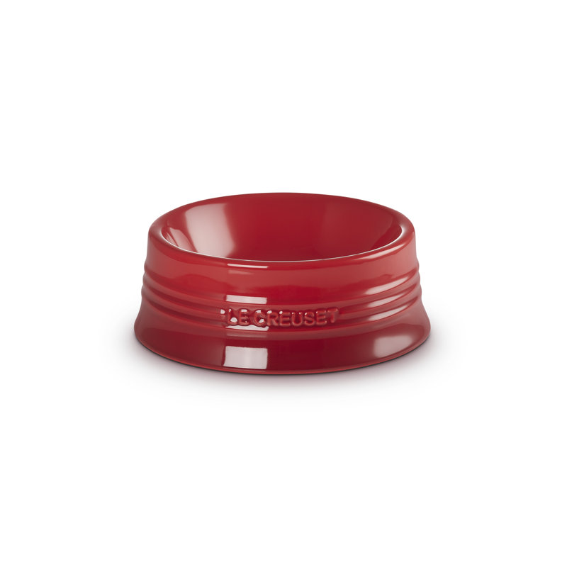 Le Creuset Stoneware Large Pet Bowl, Red
