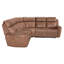 Canapé modulaire inclinable Romi Brown-1213064103