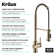 KRAUS Britt Touchless Sensor Commercial Single Handle Pull Down Kitchen Faucet