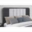 Grand lit moderne noir et blanc-1983289983
