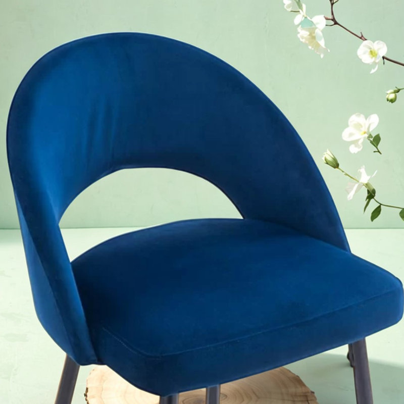 Tabouret de bar Ohanna, Bleu