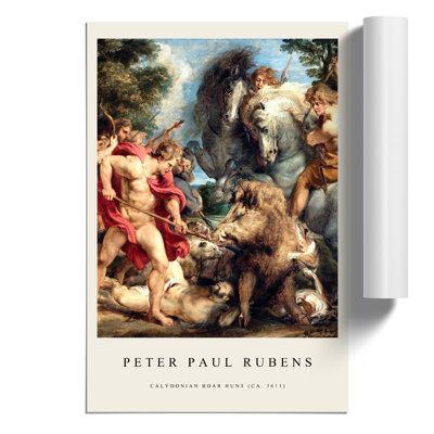 Attack Print by Peter Paul Rubens - Frameless Print
