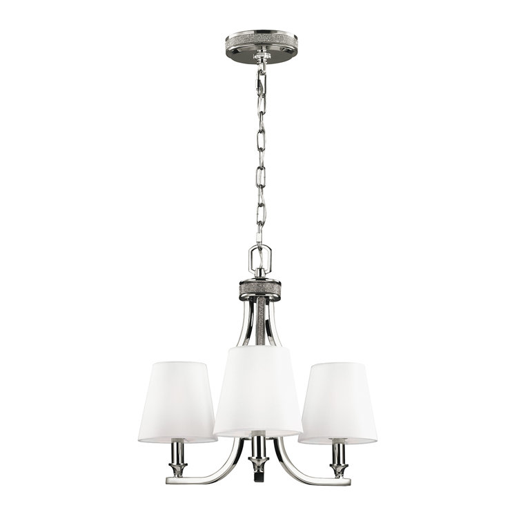 Stevenson 3-Light Shaded Chandelier