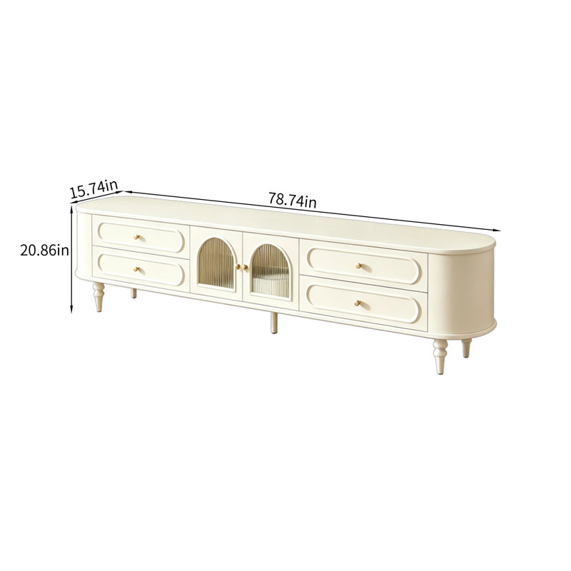 Dan, H 20,86 po x l 78,74 po x P 15,74 po, Blanc