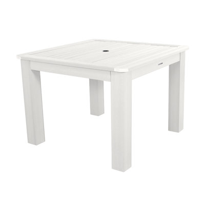 Highsmith Rectangular Outdoor Dining Table With Umbrella Hole , in. W 42'' in. D