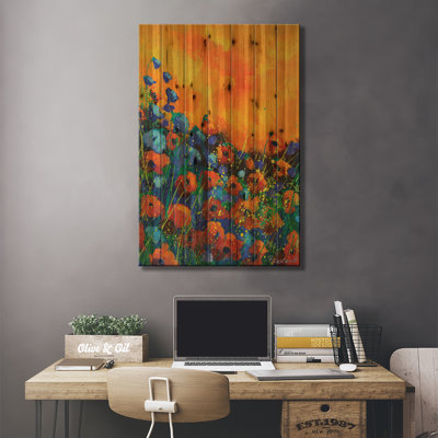 " Orange Poppies " by Pol Ledent