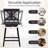 Jiaxu Swivel Solid Wood Counter Stool-1513469925-1513469924