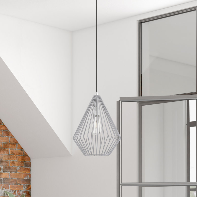 Donivon 1 - Light Pendant, Nordic Gray/Polished Chrome, Nordic Gray