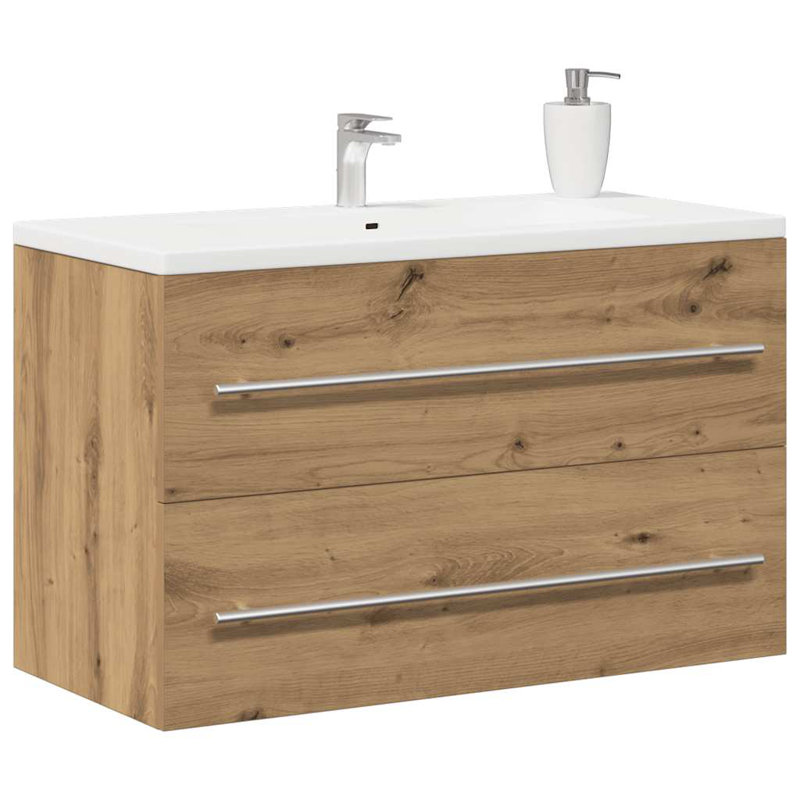 Broek Under Sink Cabinet, Artisan Oak