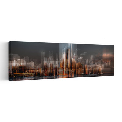 «Abstract City Reflections», art dramatique abstrait contemporain