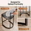 Upholstered Counter Stool with Metal Frame-28884710-28884705