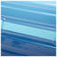 Ensemble de 2 valises en polycarbonate bleu marine et bleu clair avec bagage à main de 20 pouces et étui à cosmétiques de 14 pouces