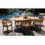 Mancheer Oval 6 - Person Outdoor Dining Set