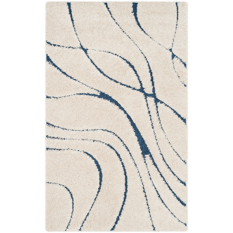Ashal Abstract Indoor Rug, Rectangle 3'3" x 5'3"