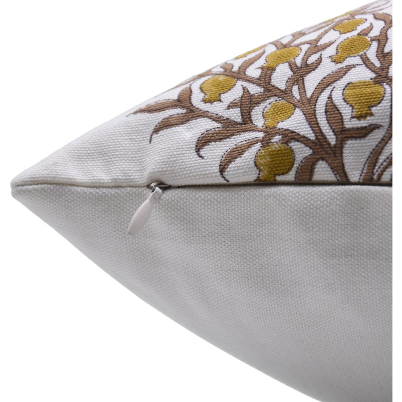 Housse de coussin à motif floral bohémien Fabividine, motif de tons de terre, tissu de coton à motif de coussins bohème pastel bohème pastel, (Anar)
