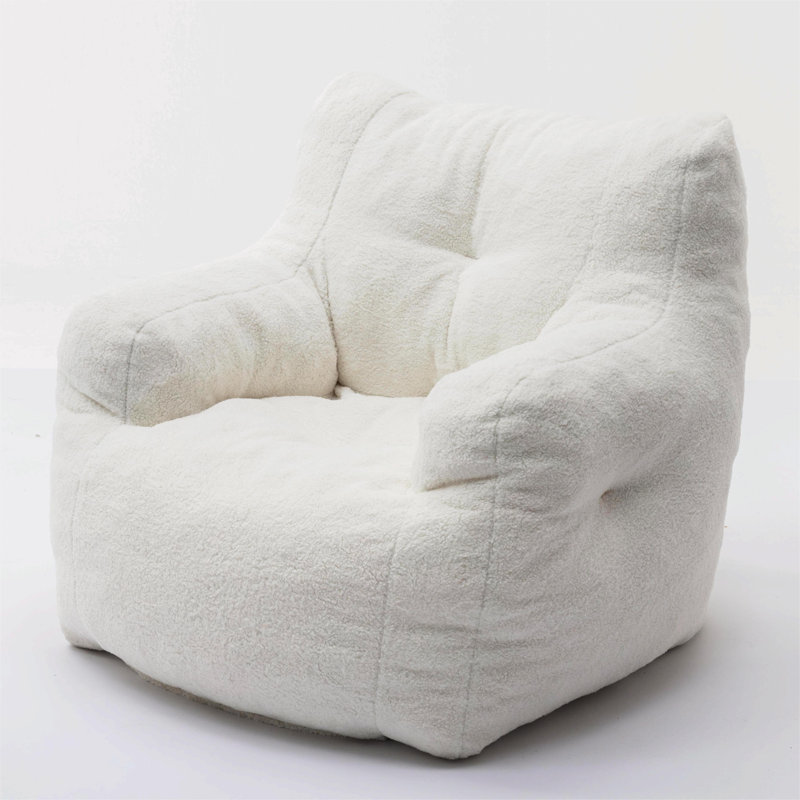 Teddy Classic Bean Bag, White