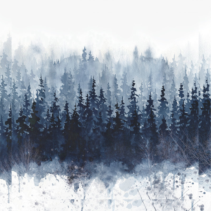 Reproduction sur toile « Forest » Arenado, Impression encadrée, H 12 po x l 16 po, Black