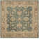 Antiquity Hand-Tufted Teal Blue / Taupe Area Rug