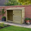 7 Ft. x 3 Ft. Log & Tool Store - Double Bay Multi Storage Unit-36319739