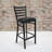 Brixton Hercules Series Ladder Back Metal Restaurant Barstools-21223160-49305572-49305575