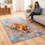 Tapis antidérapant lavable à la machine, tapis abstrait moderne pour le salon, chambre à coucher, cuisine, tapis doux résistant aux taches et à poils courts, 2 pi x 3 pi-1813028130