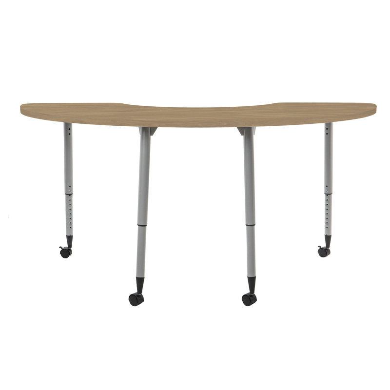 Table d'activité Adapte 36 x 72, Chêne Pasadena, Argent argent