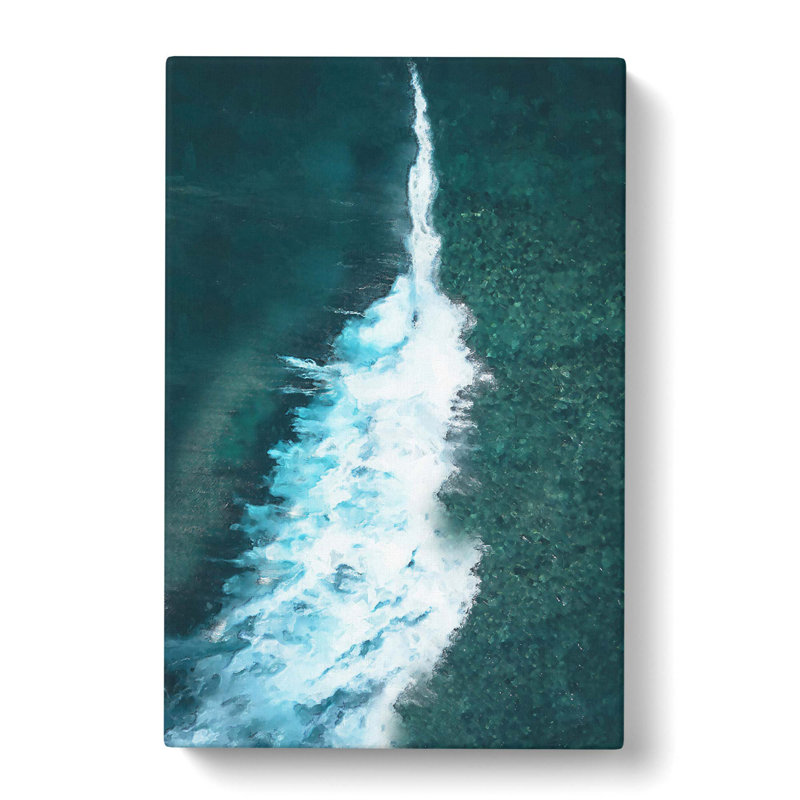 The Middle of the Wave - Wrapped Canvas Graphic Art Print, 60cm H x 40cm W x 3cm D