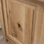 Table de chevet, finition brune