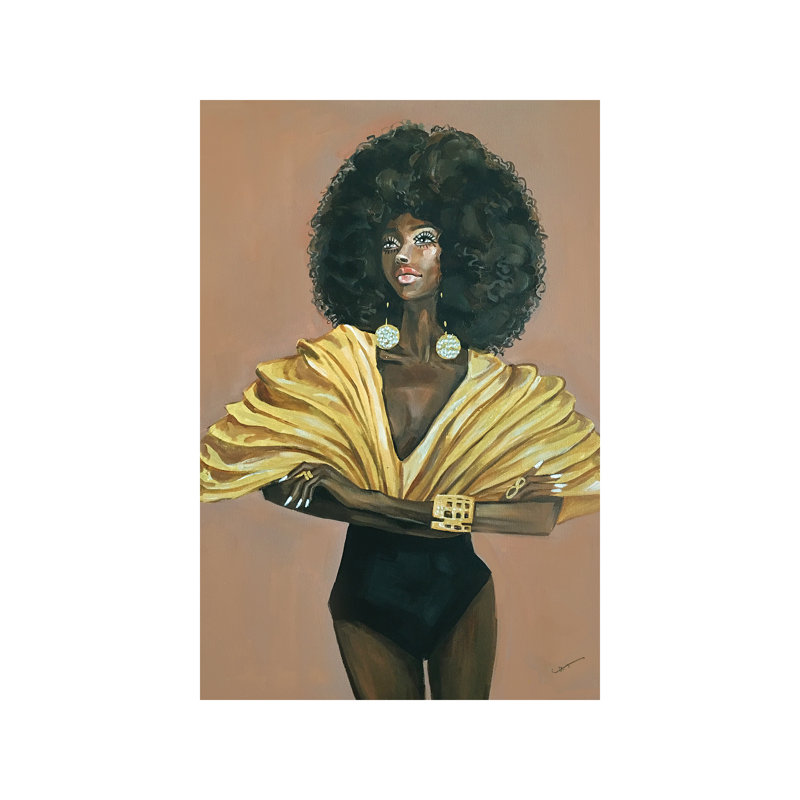 Diva - Wrapped Canvas Painting, 101.6 cm H x 66.04 cm W x 3.175 cm D