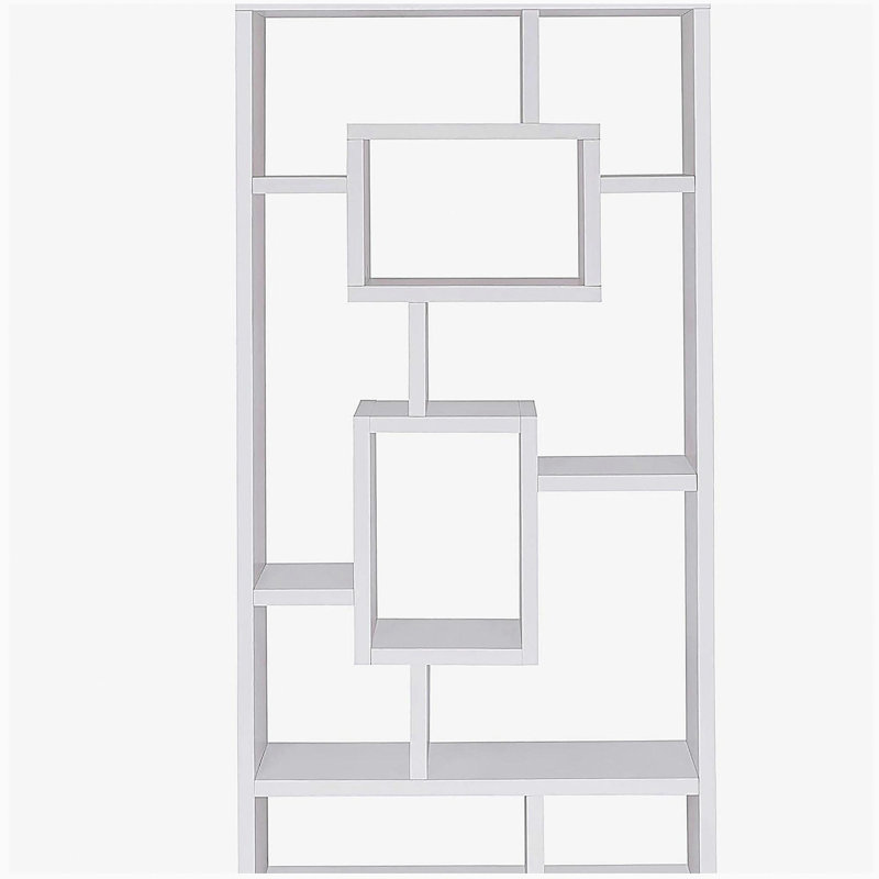 Bibliothèque blanche à 10 niveaux