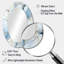 Serene Elegance Marble Motif - Miroir mural ovale moderne-470855875