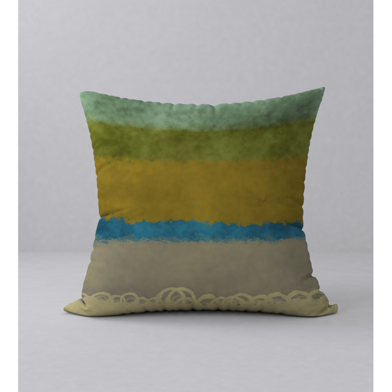 Housse de coussin décorative carrée renommée Treat, 18 po x 18 po